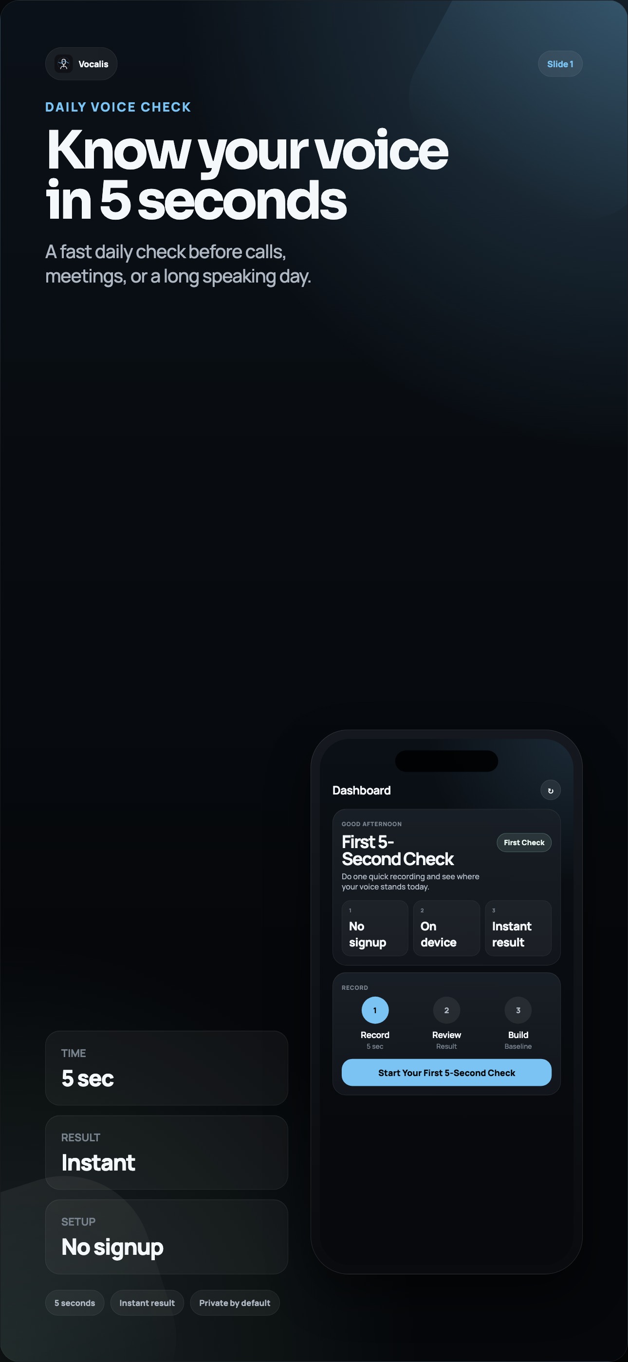 Vocalis screenshot